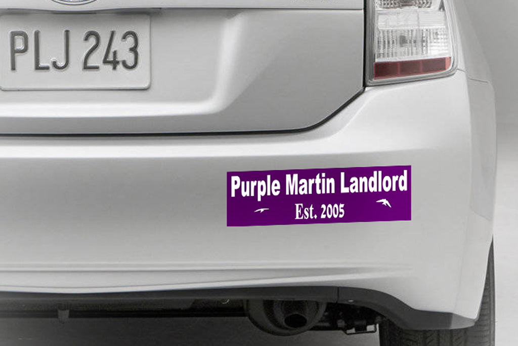 Purple Martin Bumper Sticker