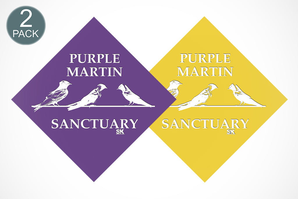 Purple Martin Sanctuary Sign 12inch x 12inch