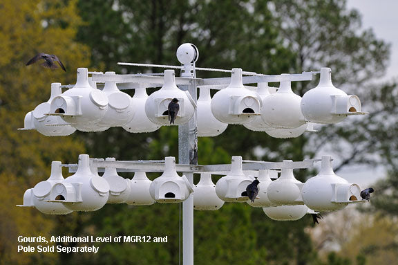 Multi Gourd Rack 12 for 2-3/8 or 2in Square pole